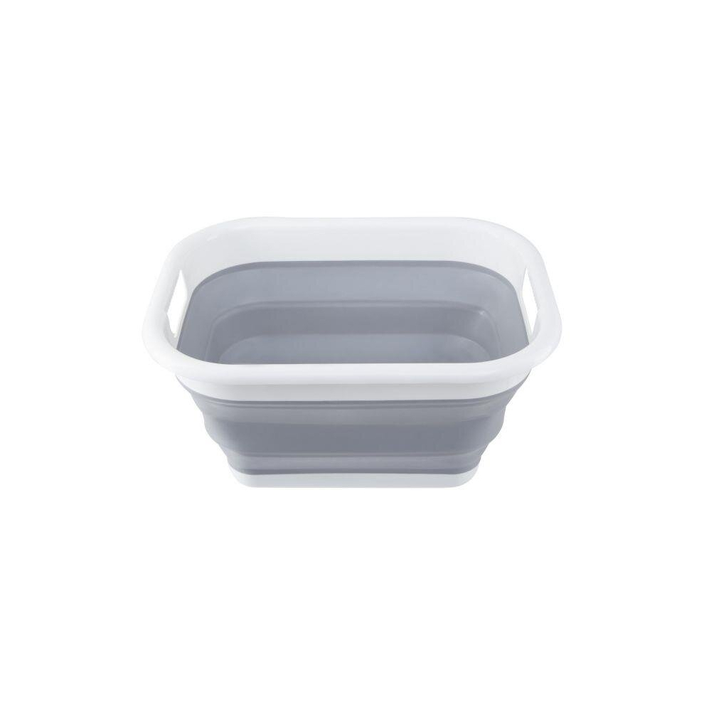 Premier Housewares Collapsible Laundry Basket Grey/White