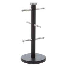 6 Cup Mug Tree - Black