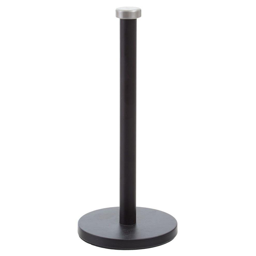 Matt Black Kitchen Roll Holder, Stylish and Stable Holder for Kitchen Roll, Kitchen Paper Towel Holder