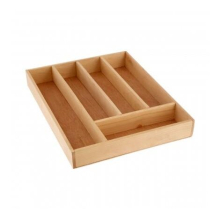 Premier housewares Birch Wood 5 Compartment Cutlery Tray