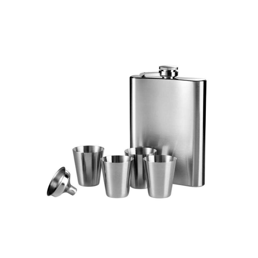 STAINLESS STEEL HIP FLASK SET-image-OPC-P8PJF8W-NEW