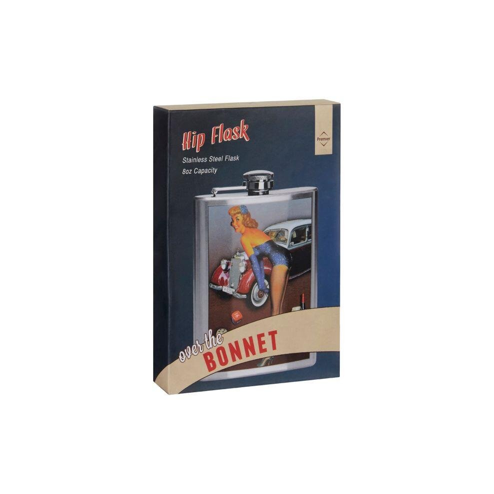 Premier Housewares Pin-Up 8Oz Hip Flask