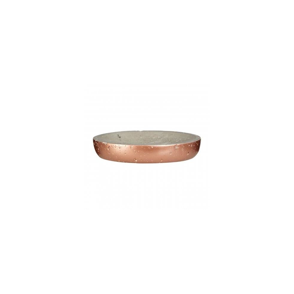 Neptune Oval Soap Dish, Warm Copper Finish