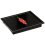 Premier Housewares Flaming Chilli Lap Tray, Black 1