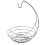 Premier Housewares Chrome Wire Fruit Bowl & Banana Hanger 1