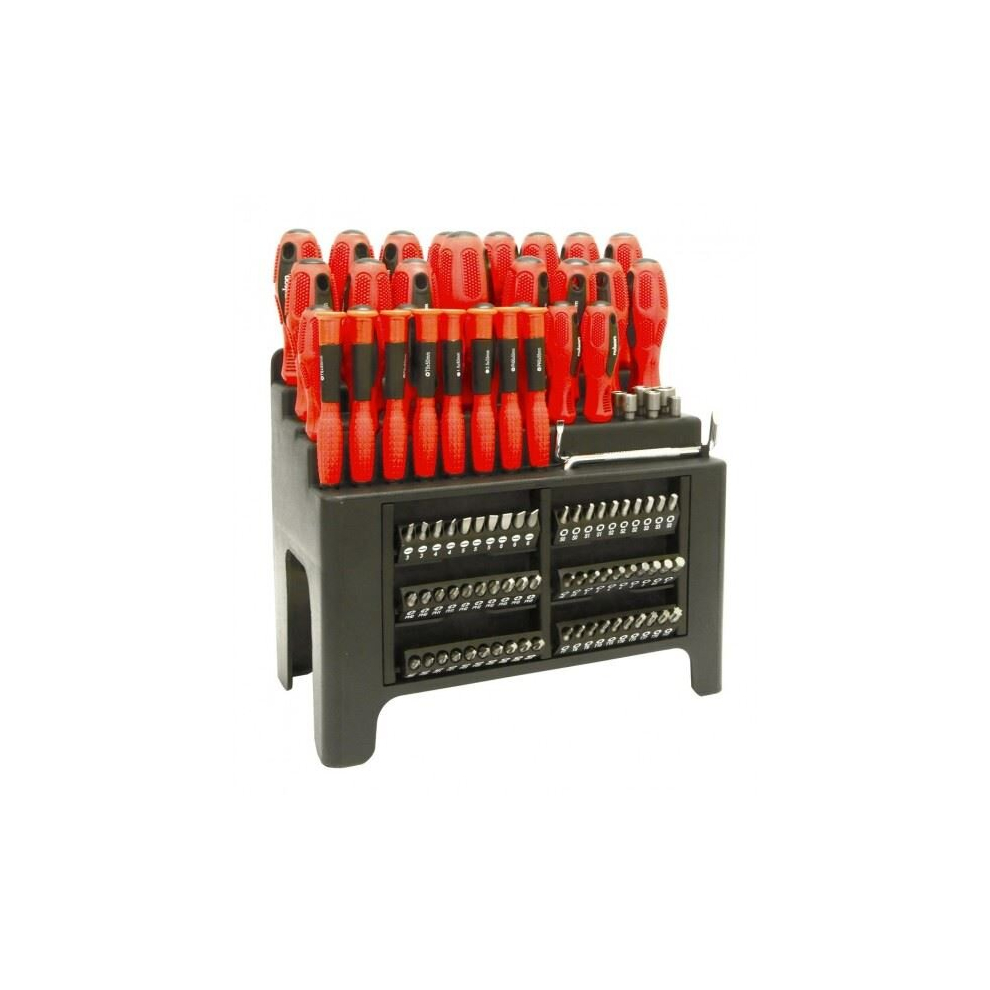 Screwdriver Bit Set Kit 100 Pieces Torx Precision Ratchet Phillips Rolson 28895 5029594288958