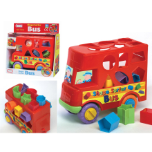 Fun Time Shape Sorter Bus -  shape bus sorter push toy along fun baby sorting time activity toddler new