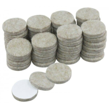 25mm 48 Piece Heavy Duty Felt Pads - Rolson 48pc Self Adhesive Furniture -  rolson 48pc self adhesive 25mm felt pads furniture laminate wood floor
