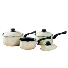 3Pc Belly Pan Set, Cream