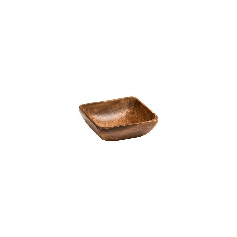Premier Housewares Acacia Wood Small Square Serving Bowl