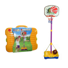 Kids Portable Standing Basketball Hoop With Net Indoor And Outdoor Playing