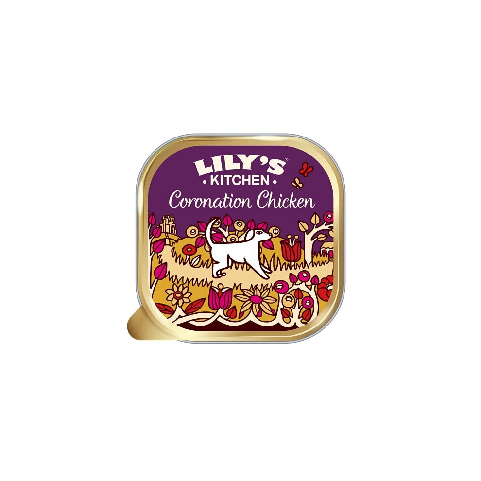 Lily's Kitchen Coronation Chicken Grain Free Complete Adult Wet Dog Food (10 x 150g)