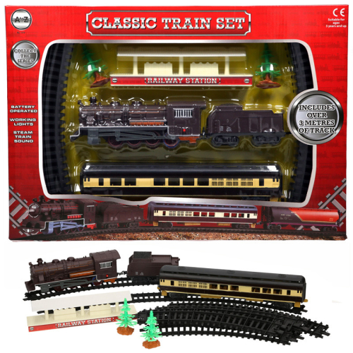 Classic Train Set Battery Operated 2