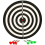 DARTBOARD SET 38CM 3