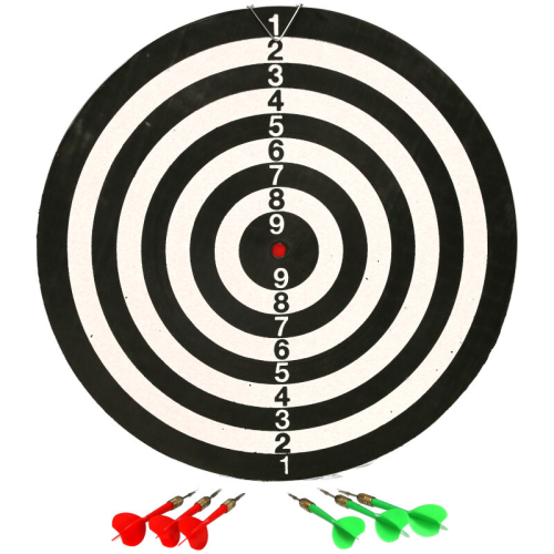 DARTBOARD SET 38CM 2