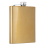 Premier Housewares 8Oz Gold Finish Hip Flask Warm Metallic Coating 3