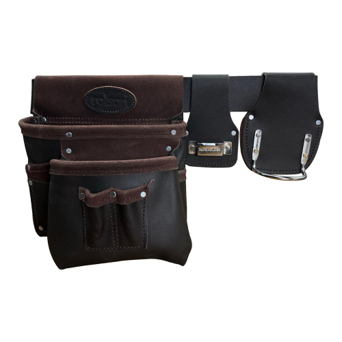 Rolson Single Leather Belt With Tape and Hammer Holder 1