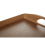 Premier Housewares Eco Friendly Bamboo Serving Tray With Handles, Practical Design Bamboo Serving Tray, Easy Grip Tray 2