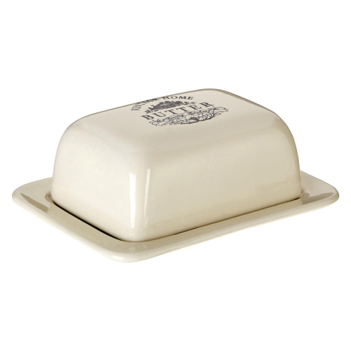 Premier Housewares Vintage Home Butter Dish - Cream 1