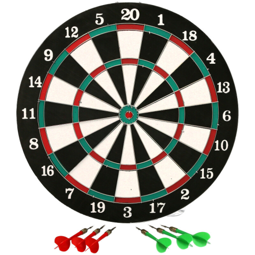 DARTBOARD SET 38CM 1