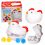 12 PCS EGG CHICKEN SHAPE SORTER NUMBERS 3