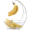 Premier Housewares Chrome Wire Fruit Bowl & Banana Hanger 4