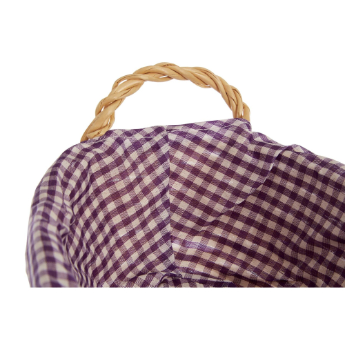 Oblong Bread Basket Purple 1