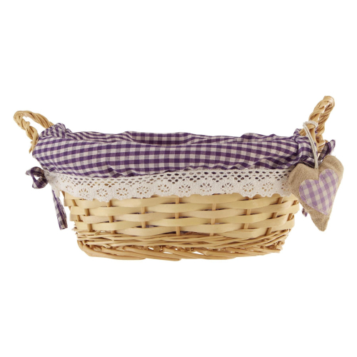 Oval Bread Basket Purple 2