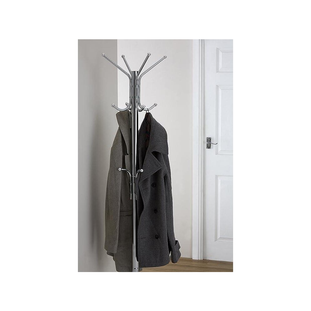 Floor Standing Chrome Coat Stand-image-OPC-PNS5M5-NEW