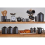 Sleek Design Black Text Tea Jar, Sturdy Constructed Ceramic Tea Jar For Kitchen, Easily Accessible Tea Jar 6