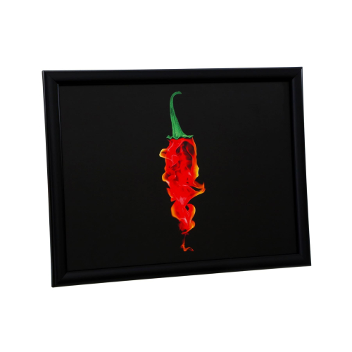 Premier Housewares Flaming Chilli Lap Tray, Black 1