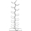 Chrome Wire 6 Tier Wine Rack 6