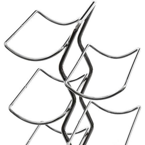 Chrome Wire 6 Tier Wine Rack 1