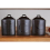 Sleek Design Black Text Tea Jar, Sturdy Constructed Ceramic Tea Jar For Kitchen, Easily Accessible Tea Jar 3