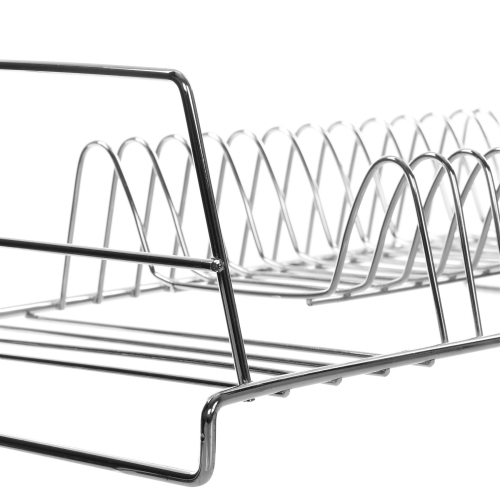 Premier Housewares 12 Plate Dish Drainer - Chrome 2