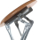 Round Wooden Folding Stool 4