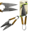 Stainless Steel Topiary Shears Wooden Handle Garden Cutting 2