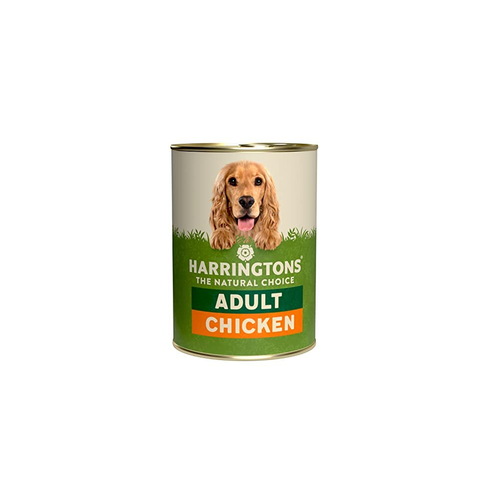 Harringtons Grain Free Hypoallergenic Wet Dog Food Cans 6x400g - Chicken with Veg - Made with All Natural Ingredients