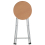 Round Wooden Folding Stool 5