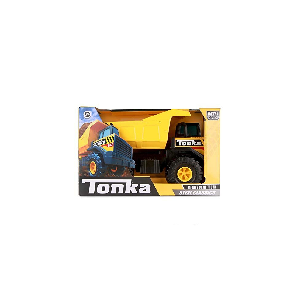 Tonka Steel Classics | Mighty Dump Truck | Kids Construction Toys for Boys and Girls, Vehicle Toys for Creative Play, Motor Skill Development for Kids 
