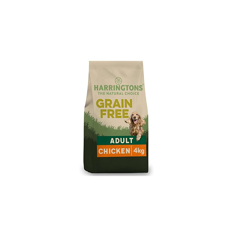 Harringtons Dog Grain Free Chicken 4kg (Pack of 3)