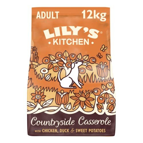 Lily's Kitchen Natural Adult Dry Dog Food Chicken & Duck Grain-Free Recipe 12kg
