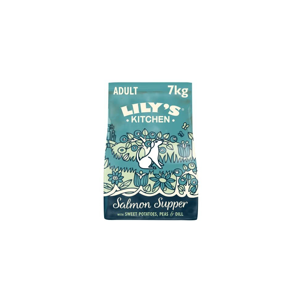 Lily's Kitchen Salmon Supper - Grain Free Adult Dry Dog Food (7 Kg) (Package May Vary)