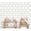 Crown Metro Tile Wallpaper Crown Silver White Metallic Textured Vinyl Glitter 1