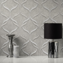 Fine Decor Milano 9 Wave Grey Wallpaper M95616