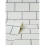 Crown Metro Tile Wallpaper Crown Silver White Metallic Textured Vinyl Glitter 5