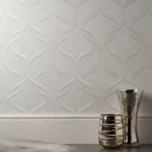 Fine Decor Milano 9 Wave Ivory Wallpaper M95620