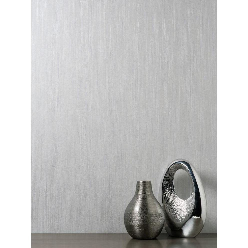 Elegant Milano 7 Plains Grey Wallpaper Wall Decoration 10.05M X 0.53M 8014573955911
