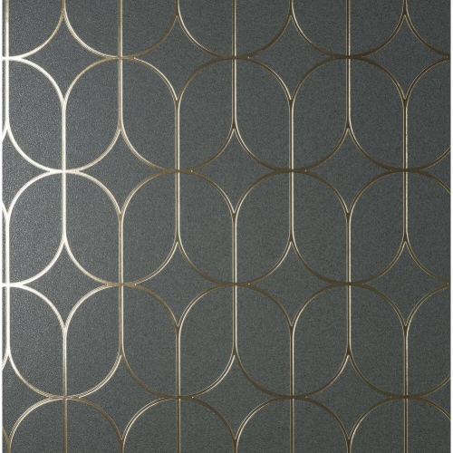 Fine Decor Platinum Rosco Trellis Charcoal Wallpaper 2
