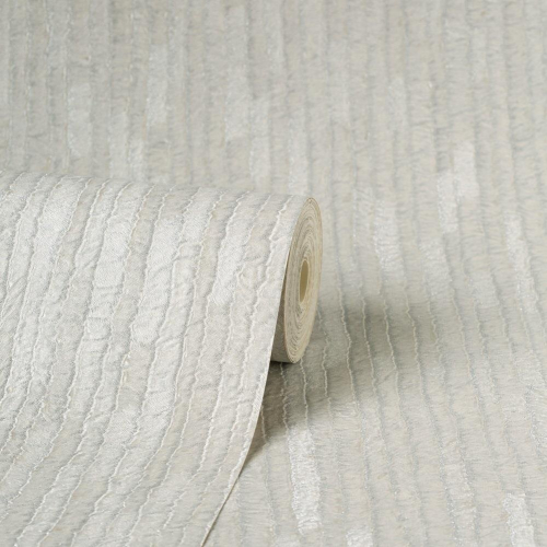 Crown Bergamo Leather Texture Silver Light Grey Wallpaper 2